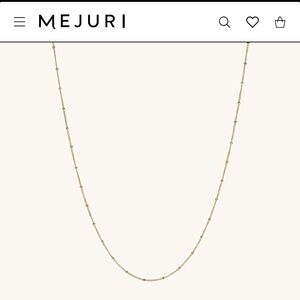 Mejuri 14k Gold Spheres Chain Necklace